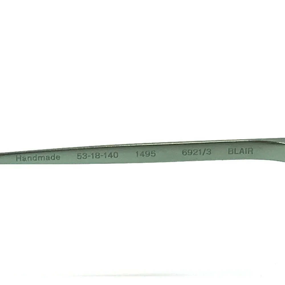 Gigi Studios Eyeglasses Frames BLAIR 6921/3 Green Silver Wire Rim 53-18-140